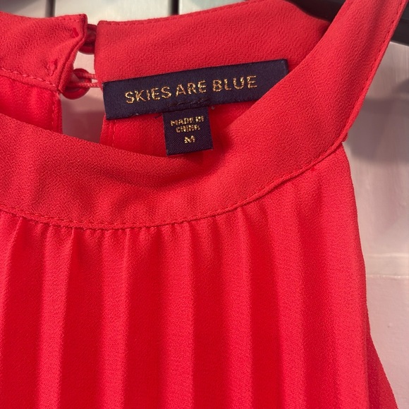 Like New Skies Are Blue Size Sunset Halter Maxi Dress - Picture 6 of 8